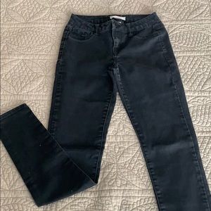 Faded black jeans